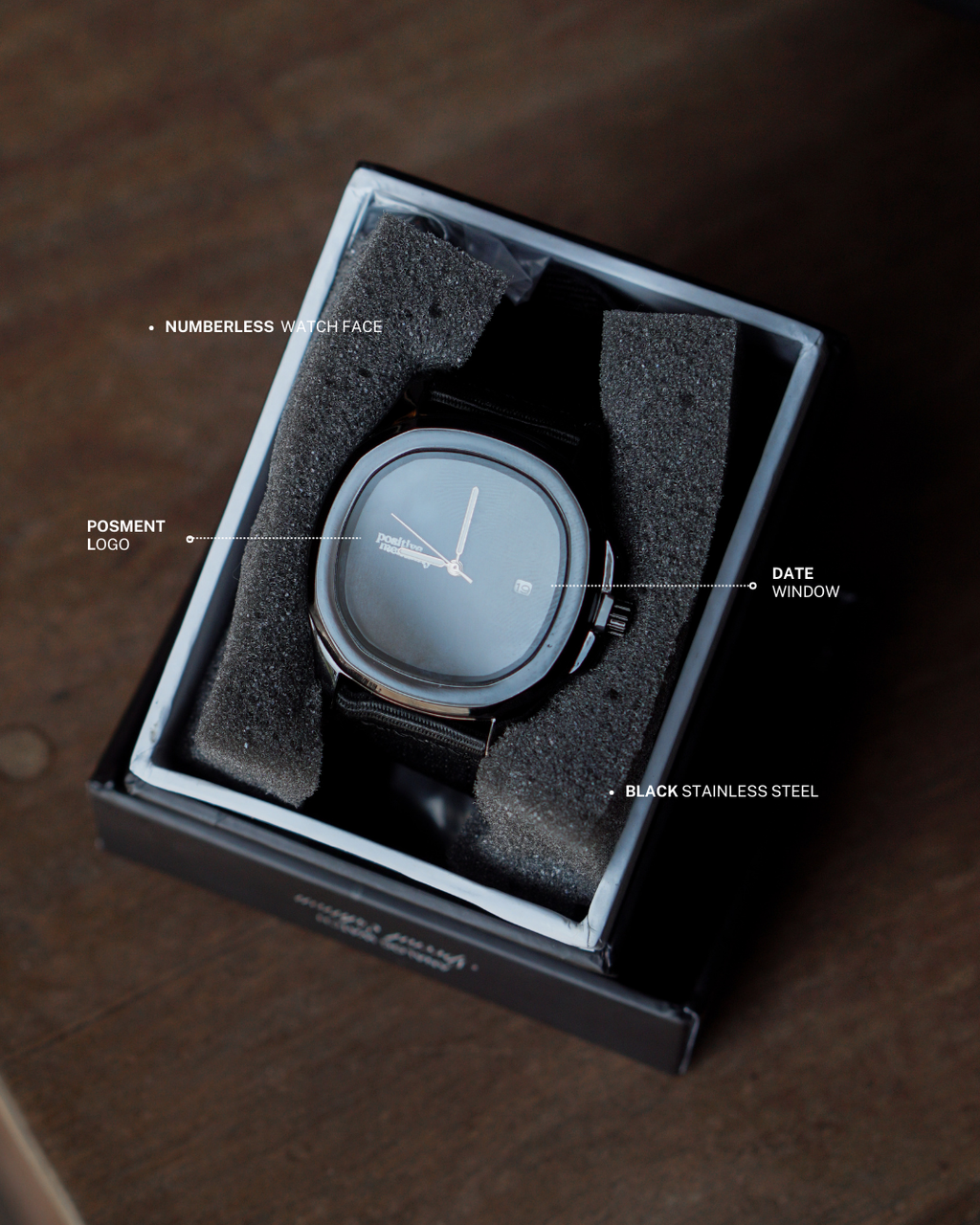 Numberless Analog Watch