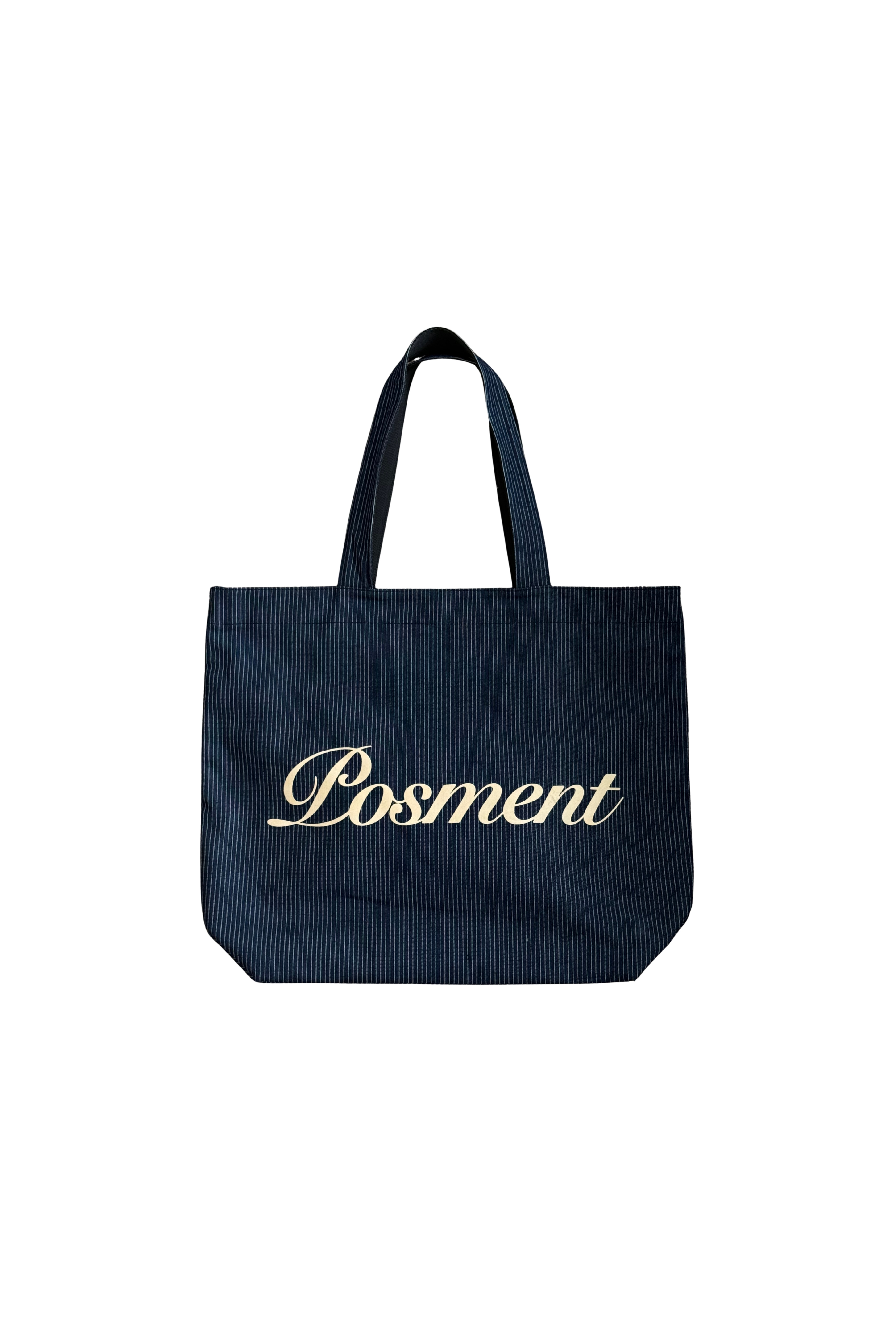 Striped Denim Totebag